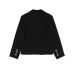 MOSCHINO BLAZER MONOPETTO BLACK 