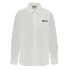 MOSCHINO CAMICIA IN COTONE A MANICA LUNGA WHITE