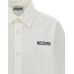 MOSCHINO CAMICIA IN COTONE A MANICA LUNGA WHITE