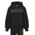 MOSCHINO COMPLETO FELPA+PANTALONE IN COTONE BLACK