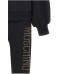 MOSCHINO COMPLETO FELPA+PANTALONE IN COTONE BLACK