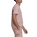 Adidas Originals T-shirt Rosa unisex con maxi logo