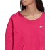 Adidas Originals Vestito fucsia in cotone con maniche a palloncino