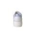 PACIOTTI SNEAKER IN LEATHER WHITE CON STAMPA PUGNALE BLU ELETTRICO ALL OVER 