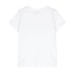 MOSCHINO T-SHIRT UNISEX A MANICA CORTA IN COTONE WHITE CON LOGO LETTERING BLACK	