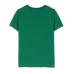 MOSCHINO T-SHIRT UNISEX A MANICA CORTA IN COTONE GREEN CON LOGO LETTERING BLACK	