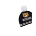 MOSCHINO CAPPELLO UNISEX BLACK CON POM POM WHITE E LOGO LETTERING WHITE CON TEDDY BEAR