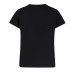 MOSCHINO T-SHIRT IN COTONE A MANICA CORTA BLACK CON LOGO LETTERING WHITE E TEDDY BEAR	