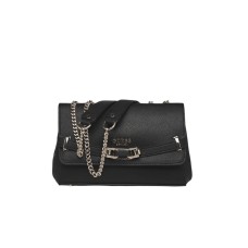 GUESS SYLVIE BORSA NERA CON TRACOLLA SCORREVOLE