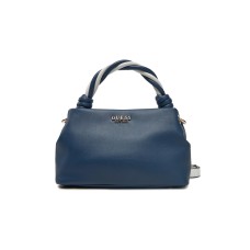 GUESS CRUISE BORSA A MANO BLU CON MANICO INTRECCIATO