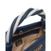 GUESS CRUISE BORSA A MANO BLU CON MANICO INTRECCIATO