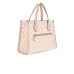 GUESS SILVANA TOTE BORSA A SPALLA ROSA LOGO ALL-OVER