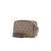 GUESS IZZY BORSA A TRACOLLA MARRONE CON LOGO ALL-OVER