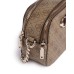 GUESS IZZY BORSA A TRACOLLA MARRONE CON LOGO ALL-OVER