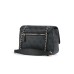 GUESS IZZY BORSA A TRACOLLA NERA LOGO ALL-OVER CON PATTINA 