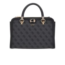 GUESS ORLINA BORSA A MANO 4G LOGO ALL-OVER NERA