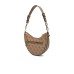 GUESS ORLINA BORSA A SPALLA CON 4G LOGO ALL-OVER MARRONE