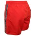 Emporio Armani Swimwear boxer mare Rosso con banda logata laterale