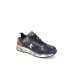 Premiata MASE_3927 Sneakers Blu effetto vintage used da Uomo in pelle e nylon