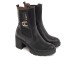 NERO GIARDINI STIVALE IN LEATHER BLACK CON TACCO 