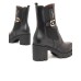 NERO GIARDINI STIVALE IN LEATHER BLACK CON TACCO 