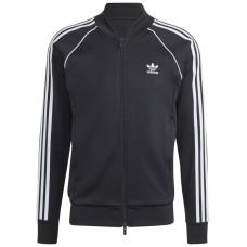 Adidas Originals Felpa nera con zip da uomo 