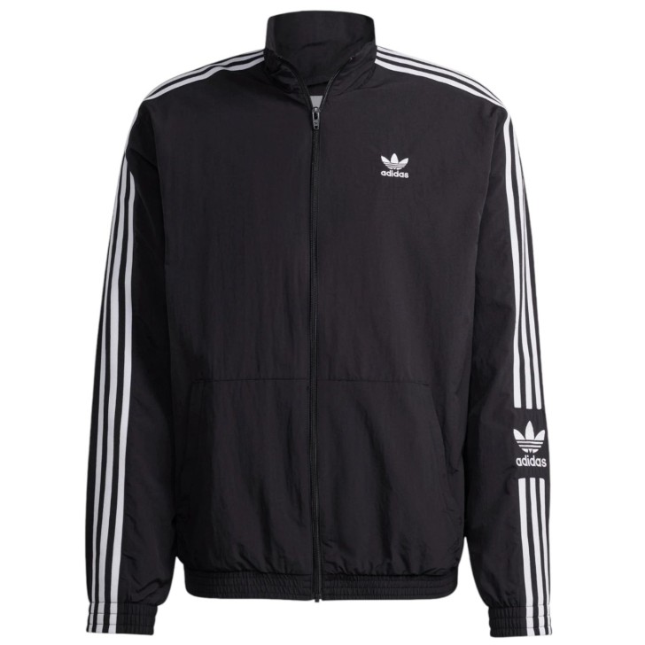 ADIDAS ORIGINALS Giacca nera da uomo con cerniera