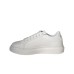 ICON SNEAKER IN LEATHER WHITE CON LOGO LETTERING 