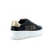 ICON SNEAKER BLACK GOLD CON LOGO LETTERING CON BORCHIE GOLD 