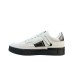 ICON SNEAKER WHITE CON LOGO LETTERING BLACK