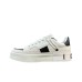 ICON SNEAKER TOTAL WHITE E BLACK CON LOGO LETTERING 