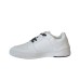 ICON SNEAKER IN LEATHER WHITE CON MAXI LOGO LETTERING ICON 