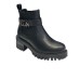 ICON STIVALETTO IN LEATHER BLACK 