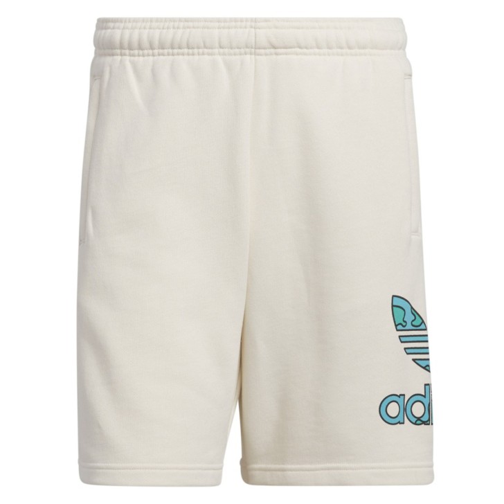 Adidas Originals Pantaloncini crema con logo