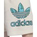 Adidas Originals Pantaloncini crema con logo 