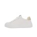 ICON SNEAKER WHITE DA DONNA CON MAXI LOGO LETTERING GOLD 