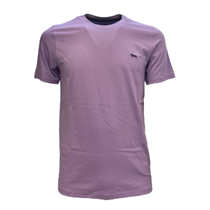 Harmont&Blaine T-Shirt Lilla a manica corta in cotone