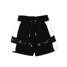 Diesel Pantaloncino Nero/Bianco da bambino con logo