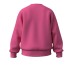 DIESEL FELPA A GIROCOLLO IN COTONE PINK CON LOGO LETTERING BLACK 