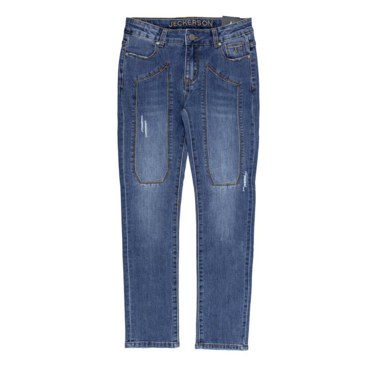 JECKERSON JEANS RAGAZZO CON TOPPA JEANS