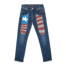 JECKERSON JEANS RAGAZZO CON TOPPA STAMPATA 