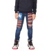 JECKERSON JEANS RAGAZZO CON TOPPA STAMPATA 