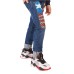 JECKERSON JEANS RAGAZZO CON TOPPA STAMPATA 