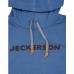 JECKERSON FELPA RAGAZZO CON CAPPUCCIO AZZURRA