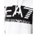 EA7 Emporio Armani Felpa da uomo bianca con logo 
