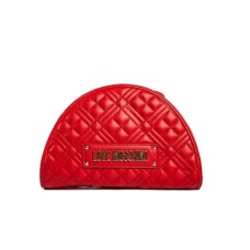 Love Moschino Pochette trapuntata rossa da Donna con logo nella parte anteriore 