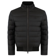 Harmont & Blaine Bomber con costina logata Nero