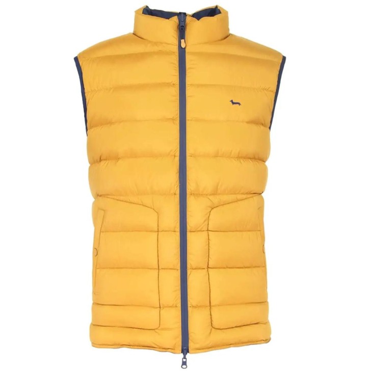 Harmont&Blaine gilet reversibile senape/blu da Uomo