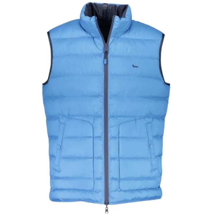 ﻿Harmont&Blaine gilet reversibile azzurro/blu da Uomo 