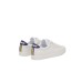 K-Way Sneakers Bianca da uomo con tomaia in pelle 